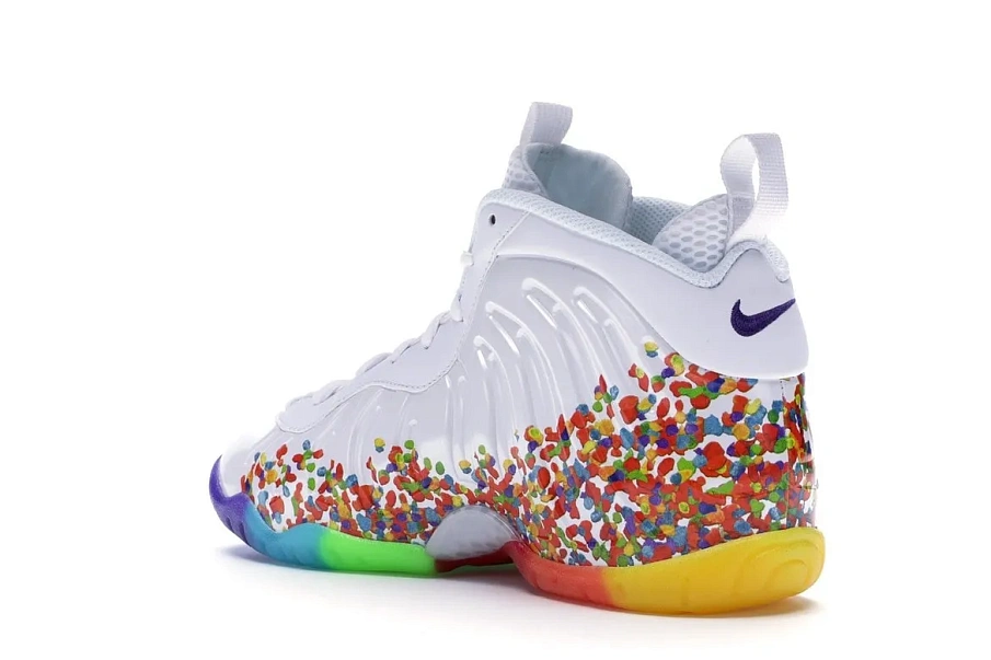 Фото № 6 с приближением к товару «‎Nike Air Foamposite One White Fruity Pebbles (2017) »