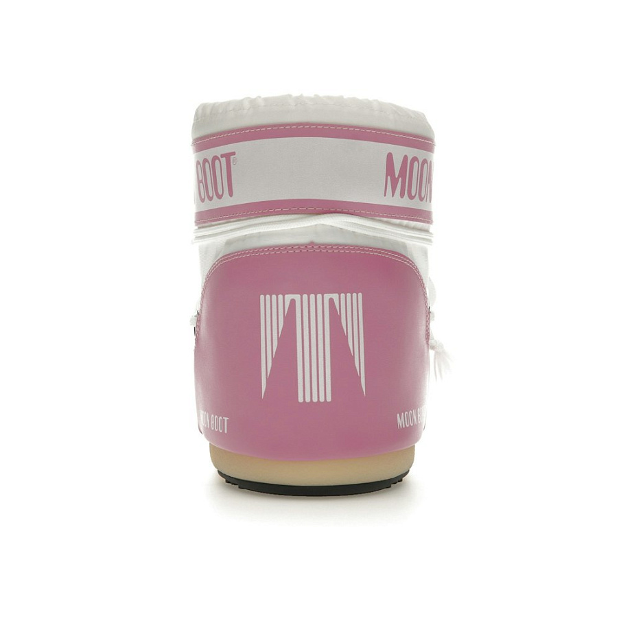Фото № 4 с приближением к товару «‎Moon Boot Icon Nylon Low Boot Pink White»