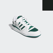 Фото № 4 с приближением к товару «‎adidas originals Forum Low Skate Shoes WhiteGreen»