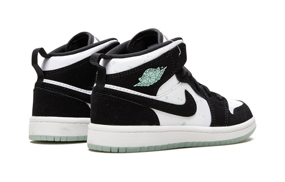 Фото № 4 с приближением к товару «‎Nike Air Jordan 1 Mid White Black Teal Tint»