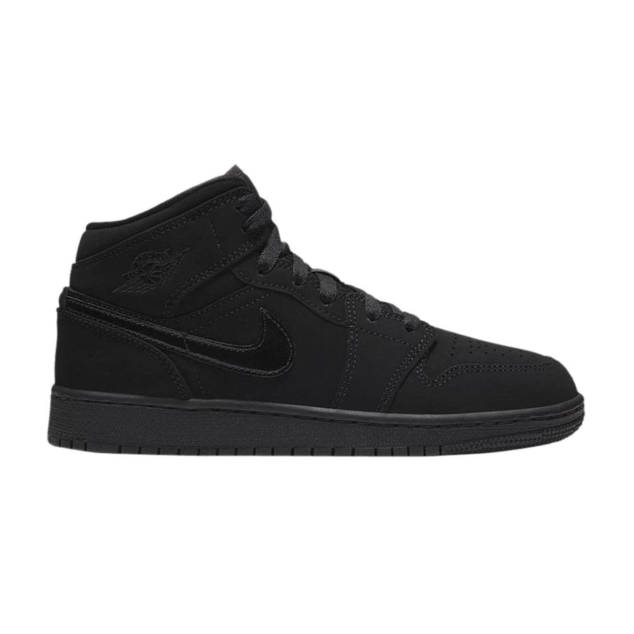 Фото № 1 с приближением к товару «‎Air Jordan 1 Mid GS Triple Black»