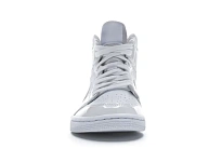 Фото № 2 с приближением к товару «‎Jordan 1 Mid Triple White Patent Swoosh »