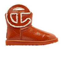 Фото № 1 с приближением к товару «‎UGG Telfar x Logo Mini Boot Crinkle - Spicy Pumpkin»