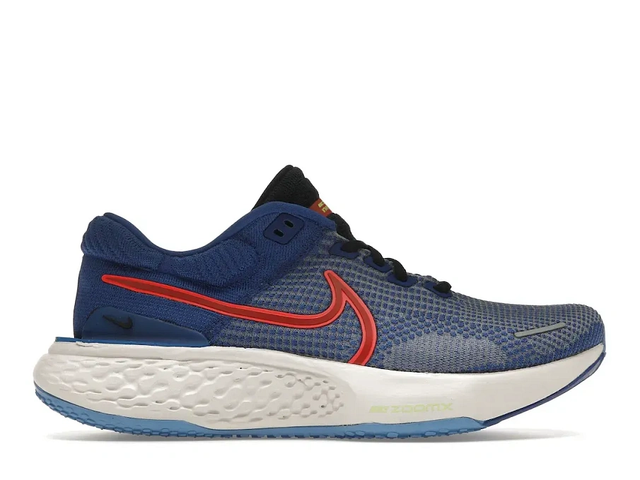 Фото № 1 с приближением к товару «‎Nike ZoomX Invincible Run Flyknit 2 Game Royal Red Clay»