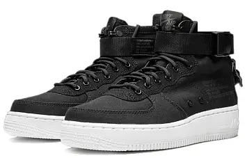 Nike SF Air Force 1 Mid GS 'Black' - 2