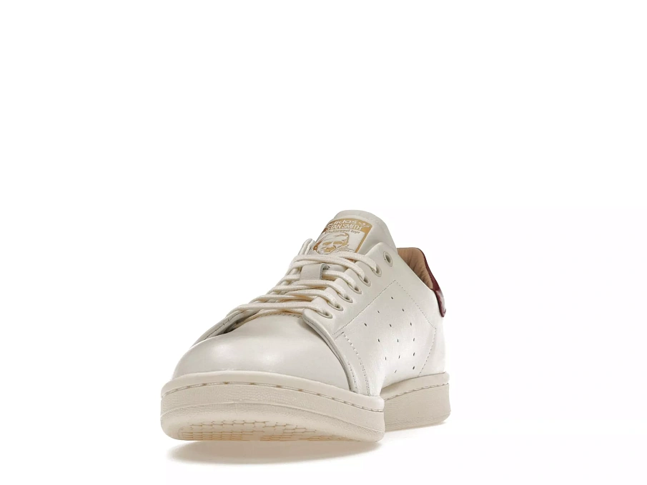 Фото № 6 с приближением к товару «‎adidas Stan Smith Lux White Burgundy»