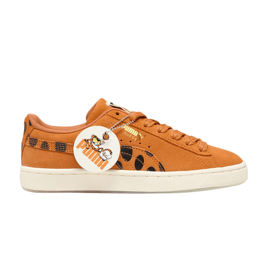 Фото № 1 с приближением к товару «‎Cheetos x Puma Suede Big Kid Chester Cheetah (398854-01)»