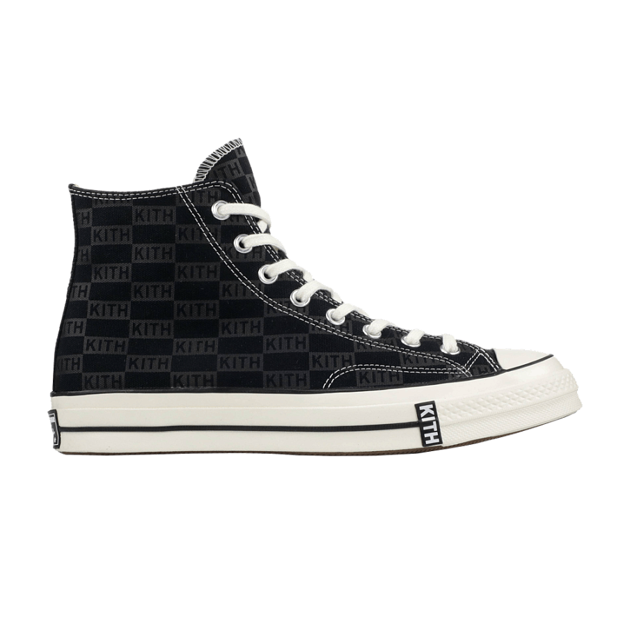 Фото № 1 с приближением к товару «‎Kith x Converse Chuck 70 High Black Monogram»