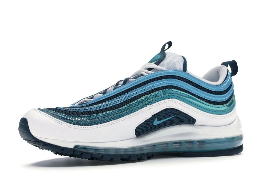 Фото № 2 с приближением к товару «‎Nike Air Max 97 White Nightshade Spirit Teal»
