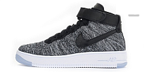 Фото № 1 с приближением к товару «‎Nike Air Force 1 Mid Flyknit Oreo White»