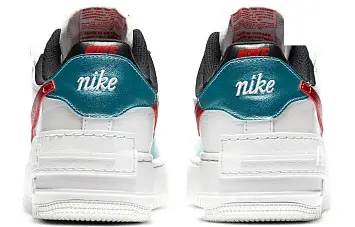 Nike Wmns Air Force 1 Shadow 'White Bleached Aqua' - 7