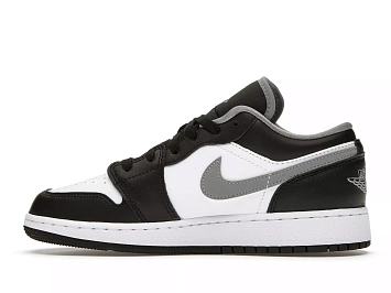 Jordan 1 Low Black White Grey  - 5