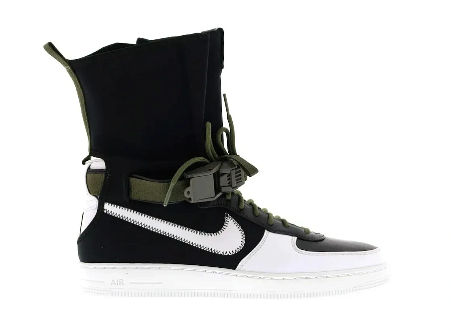 Фото № 1 с приближением к товару «‎Nike Air Force 1 Downtown Acronym Black White»