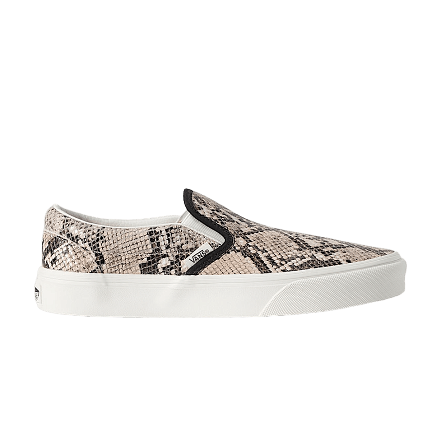 Фото № 1 с приближением к товару «‎Vans Classic Slip-On Python Turtledove White»