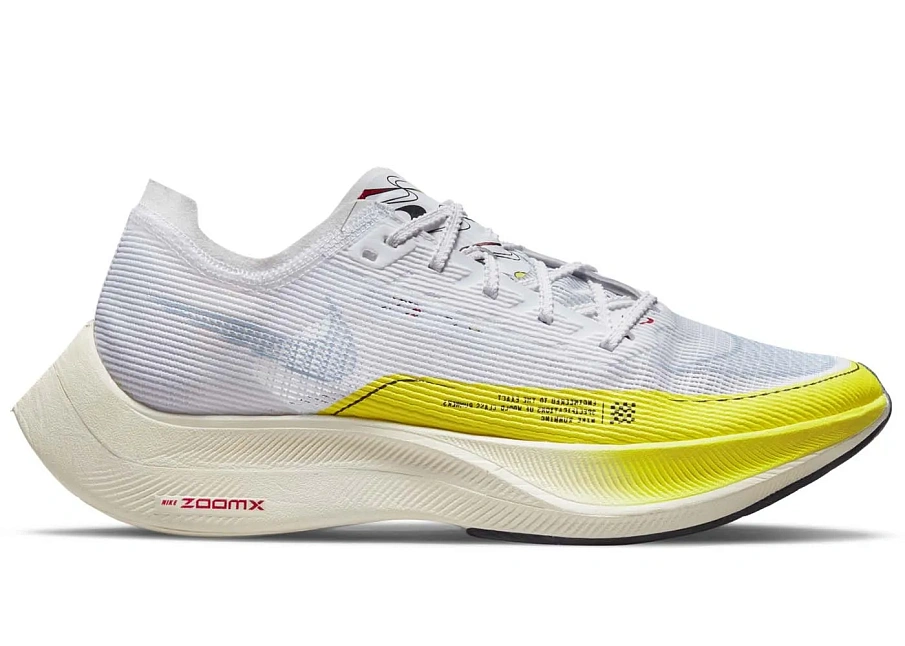 Фото № 1 с приближением к товару «‎Nike ZoomX Vaporfly Next% 2 White Yellow Strike »