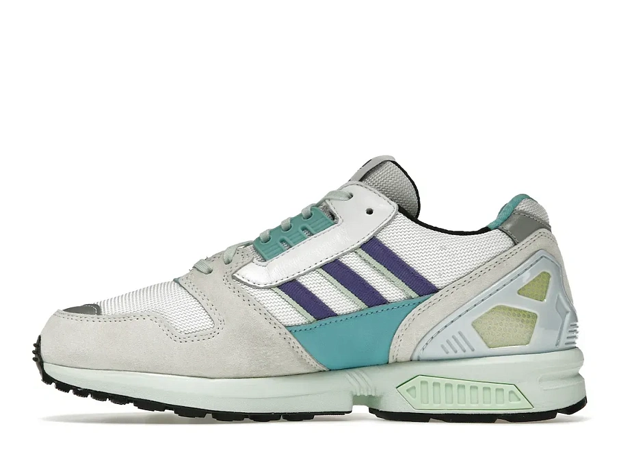 Фото № 3 с приближением к товару «‎adidas ZX 8000 White Purple Aqua»