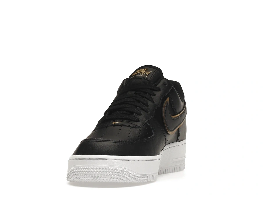 Фото № 3 с приближением к товару «‎Nike Air Force 1 Low 07 Black Metalic Gold»