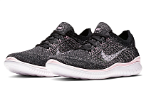 Фото № 3 с приближением к товару «‎Nike Free RN Flyknit 2018 Wmns GreyBlack»