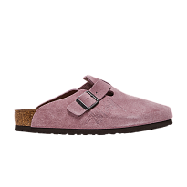 Фото № 1 с приближением к товару «‎Stussy x Birkenstock Boston Shaggy Dusty Pink»