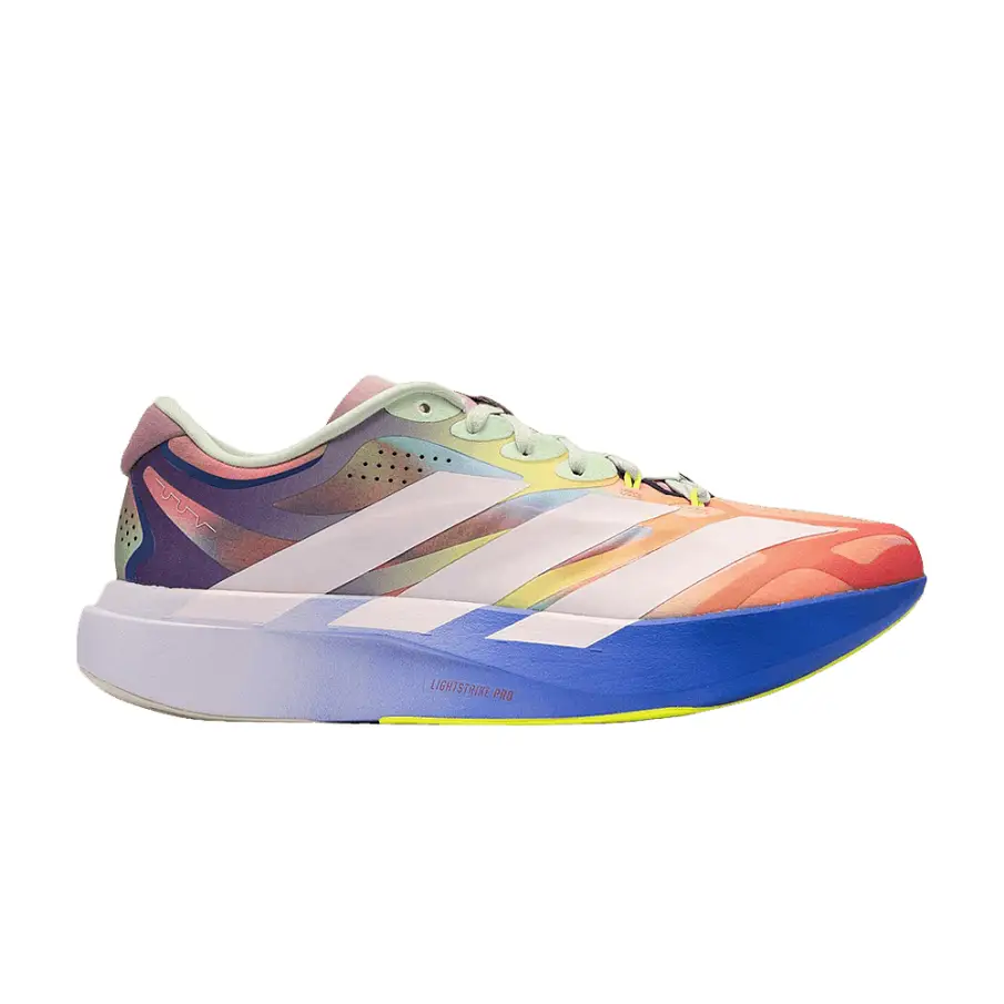 Фото № 1 с приближением к товару «‎The Whitaker Group x adidas Adizero Evo SL EXO Do Not Duplicate: Neon Lights (KH6218)»