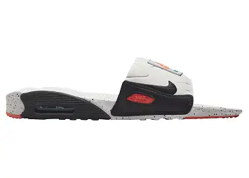 Nike Air Max 90 Slide White Turf Orange Speckled