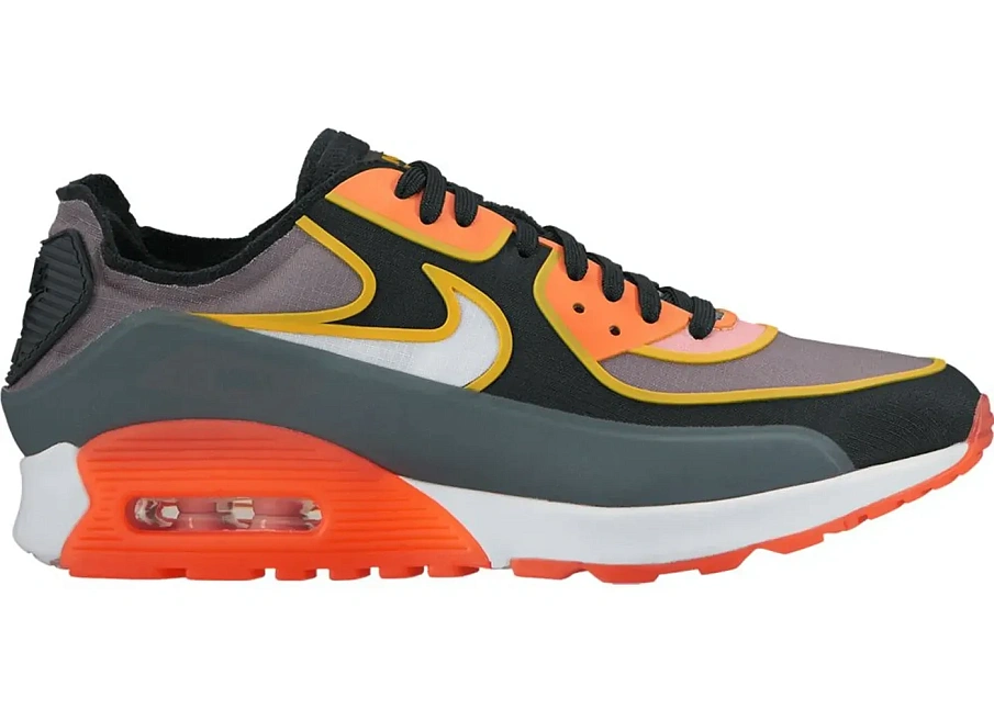 Фото № 1 с приближением к товару «‎Nike Air Max 90 Ultra 2.0 SI Cool Grey Total Crimson »