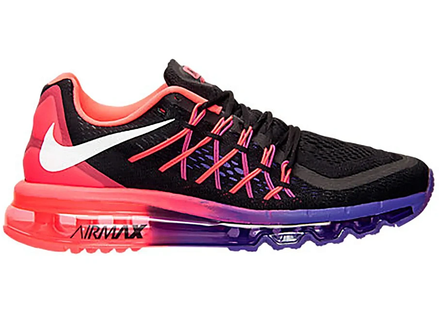 Фото № 1 с приближением к товару «‎Nike Air Max 2015 Black Hyper Punch Hyper Grape »