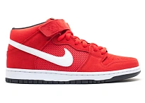 Фото № 1 с приближением к товару «‎Nike SB Dunk Mid Hyper Red White»
