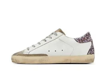 Golden Goose Women's Superstar White Black Glitter - 4
