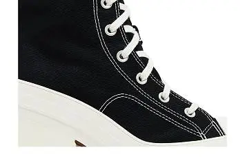 Converse Chuck 70 De Luxe Heel High Black Egret - 3
