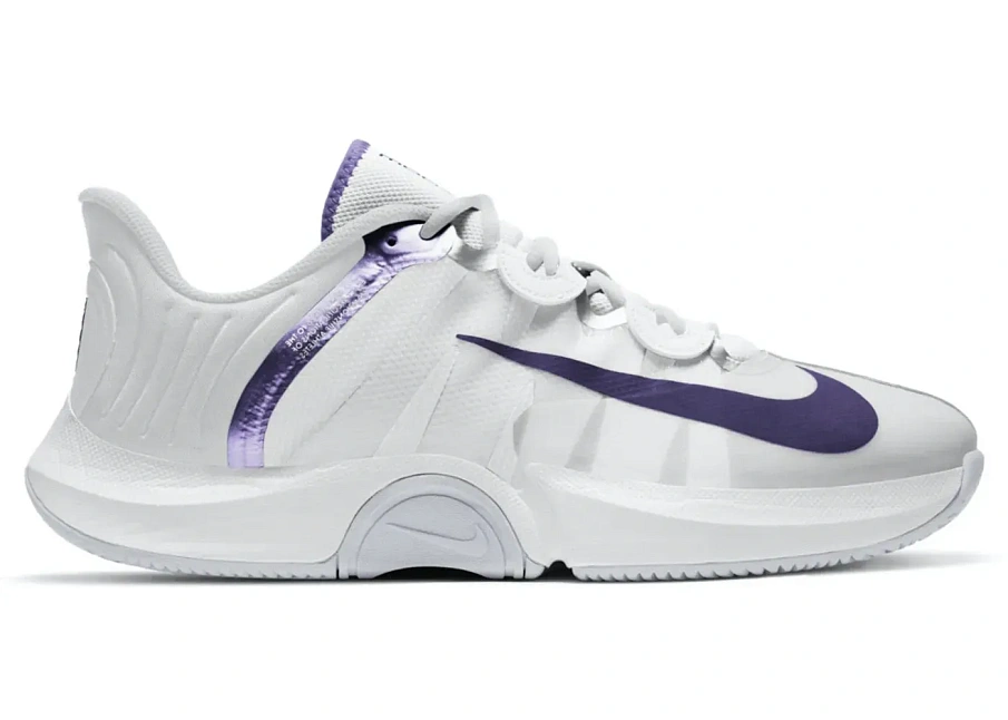 Фото № 1 с приближением к товару «‎Nike Court Air Zoom GP Turbo White Court Purple»