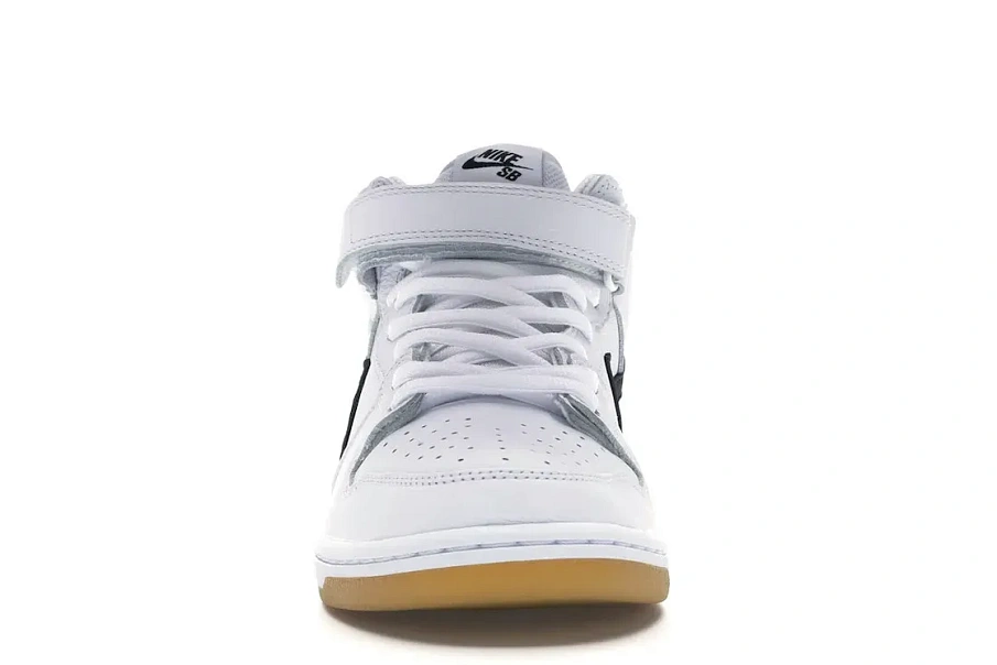 Фото № 2 с приближением к товару «‎Nike SB Dunk Mid Orange Label White»