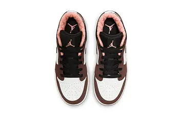 Air Jordan 1 Low SE Dark Beetroot Roma Green (GS) - 4