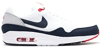 Фото № 1 с приближением к товару «‎Nike Air Max 1 EM White Dark Obsidian University Red»