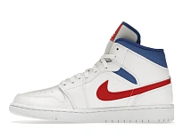Фото № 3 с приближением к товару «‎Jordan 1 Mid White Red Royal »