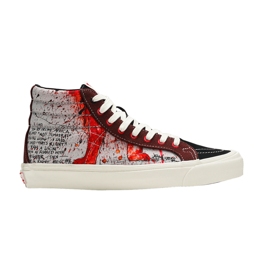 Фото № 1 с приближением к товару «‎Ralph Steadman x Vans OG SK8-Hi LX Lion»