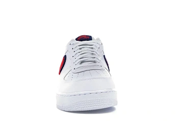 Nike Air Force 1 Low 3D Chenille Swoosh White Red Blue (823511-106) - 2
