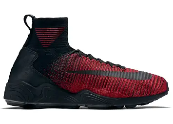 Nike Mercurial XI Flyknit University Red Black