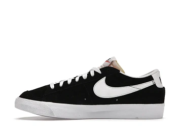 Nike Blazer Low 77 Suede Black White - 3