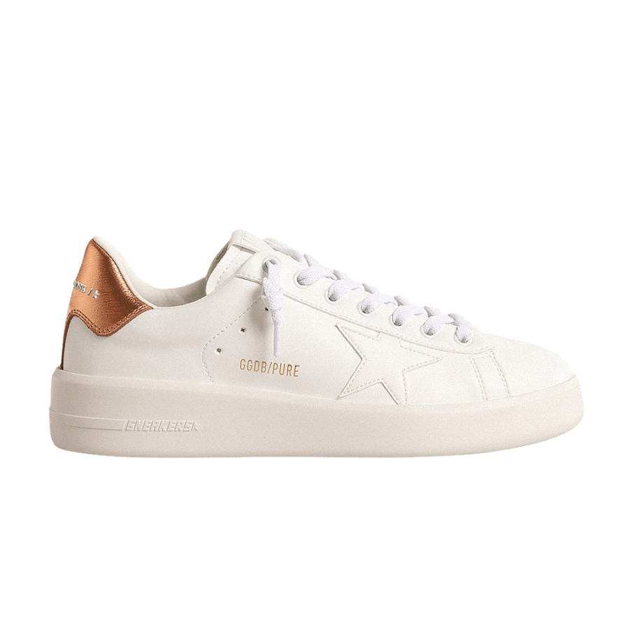 Фото № 1 с приближением к товару «‎Golden Goose Women's Purestar White Bronze Metallic»