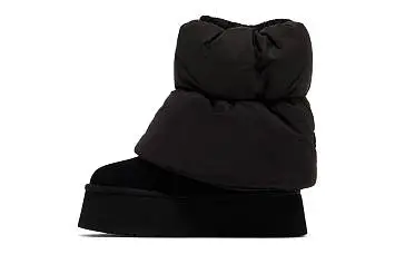 UGG Women's Classic Mini Dipper Puffer Black - 4