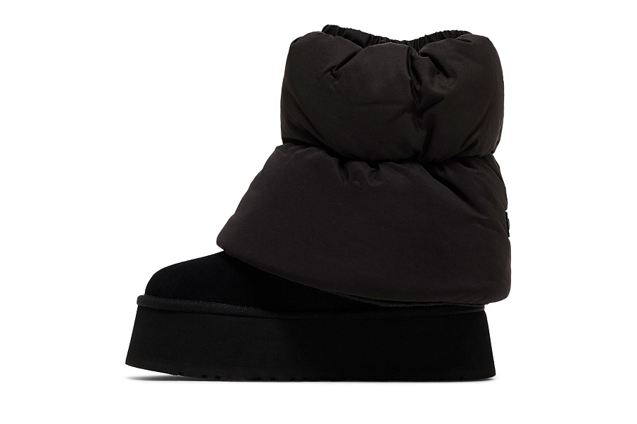 Фото № 4 с приближением к товару «‎UGG Women's Classic Mini Dipper Puffer Black»