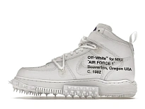 Фото № 3 с приближением к товару «‎Nike Air Force 1 Mid Off-White Graffiti White»