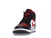 Фото № 2 с приближением к товару «‎Jordan 1 Mid White Black Red (2022)»