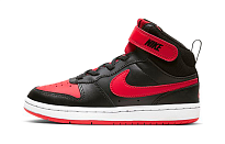 Фото № 1 с приближением к товару «‎Nike Court Borough Mid 2 Skate Shoes BlackRed»