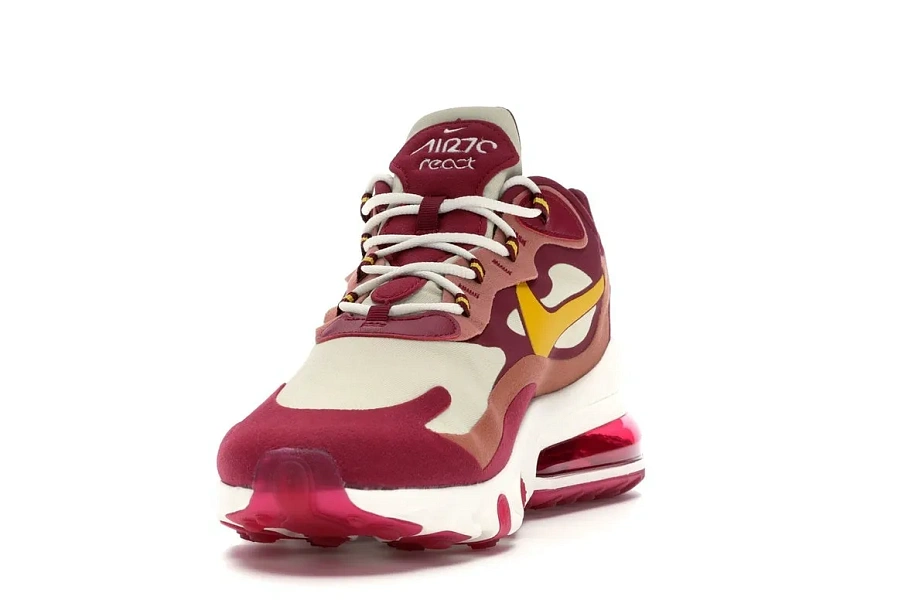 Фото № 2 с приближением к товару «‎Nike Air Max 270 React Noble Red Team Gold»