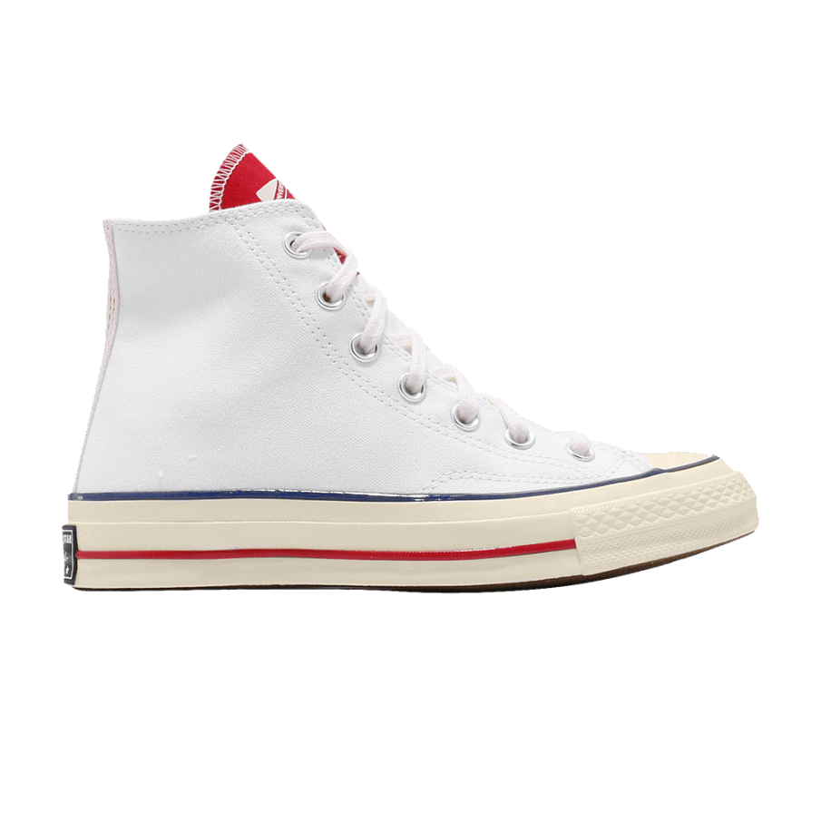 Фото № 1 с приближением к товару «‎Converse Chuck 70 Hi White University Red»