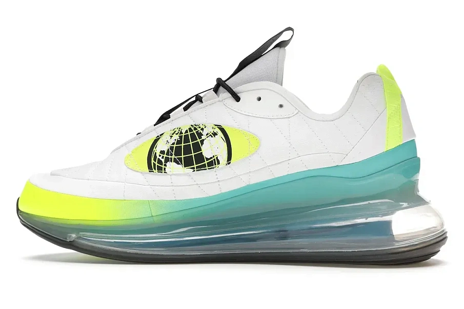 Фото № 3 с приближением к товару «‎Nike MX 720 818 Worldwide White Blue Fury Volt»