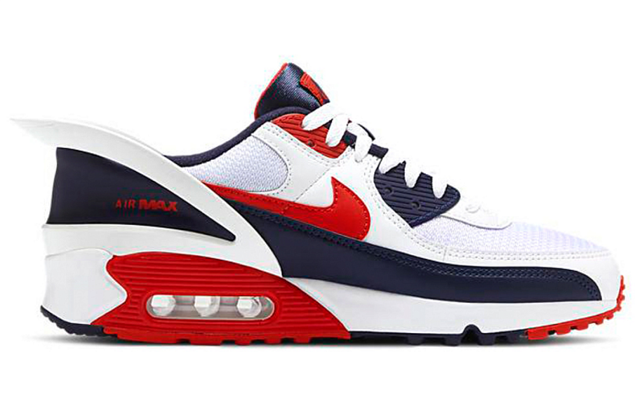 Фото № 2 с приближением к товару «‎Nike Air Max 90 Flyease USA WhiteBlueRed»