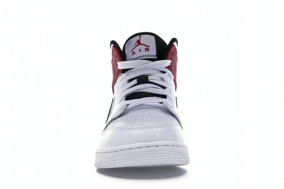 Фото № 2 с приближением к товару «‎Jordan 1 Mid White Black Gym Red »